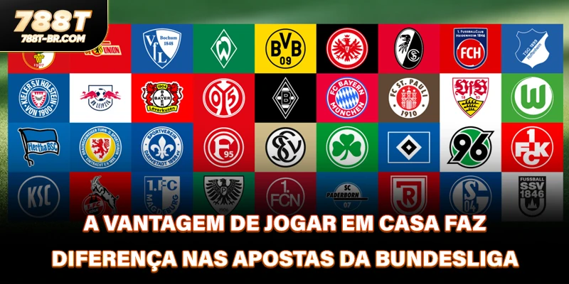A vantagem de jogar em casa faz diferença nas apostas da Bundesliga