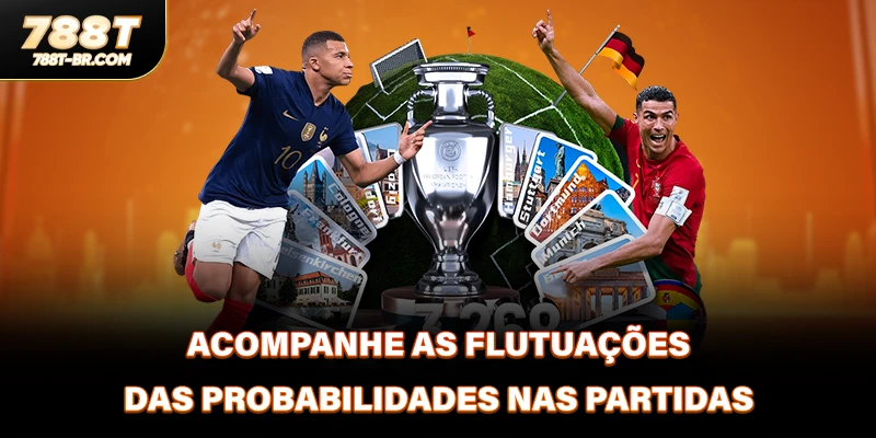Acompanhe as flutuações das probabilidades nas partidas