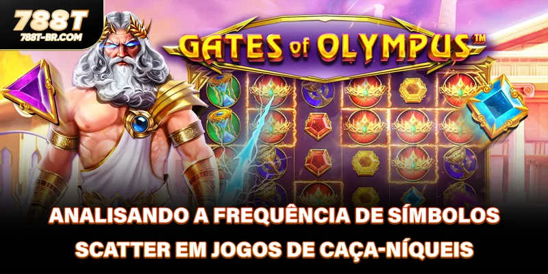 Analisando a frequência de símbolos scatter em jogos de caça-níqueis