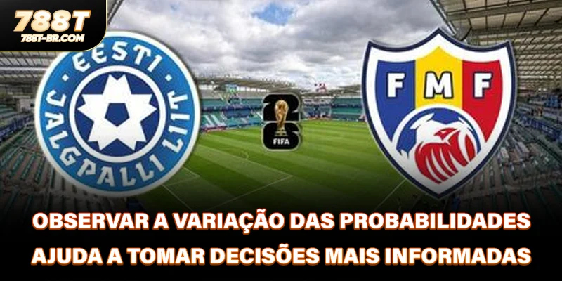 Observar a variação das probabilidades ajuda a tomar decisões mais informadas 