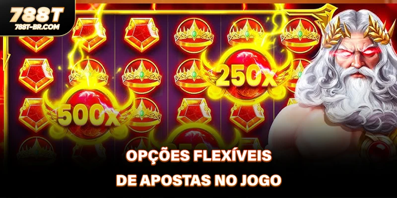 Opções flexíveis de apostas no jogo